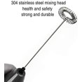 thumbnail image 5 of Manunclaims Milk Frother Handheld Battery Operated - Electric Whisk Coffee Frother Battery Stirrer, Hand Held Milk Foamer, Mini Mixer for Bulletproof Coffee, Cappuccino, Latte, Frappe & Matcha Tea, 5 of 8