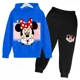 thumbnail image 5 of Nueva sudadera con capucha y pantalón de dibujos animados de Mickey y Minnie, conjunto para niños y niñas, primavera y otoño, conjunto de 2 piezas de sudadera con capucha para niños, ropa para bebés y, 5 of 5