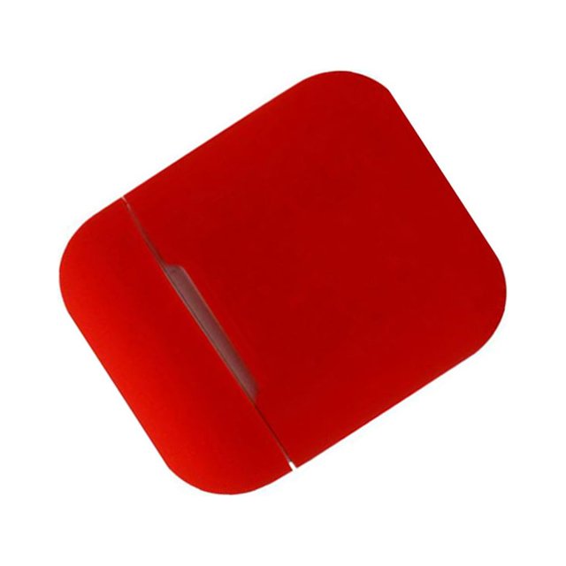 stanreset For Wireless Earphone Storage Box Life Waterproof Shockprood Dust -proof Silicone Protective Case red 1 Pc