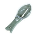 thumbnail image 1 of Wweixi Plastic Fish Skin Scale Cleaning Scraper Manually Manually Fish Seafood Fish Seafood Brush Remover green, 1 of 6