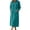 Green, variant on ShomPort Womens Summer Dresses Flowy Ruffle Hem Deep V Neck Sleeveless Elegant Vacation Boho Sundresses
