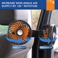 thumbnail image 5 of XGFHYJEH Car Fan, Fan for Car, Portable Fan for Car, Car Fan for Dashboard, Car Fans that Blow Cold Air, Car Fans for Cooling inside a Car, 5 of 7