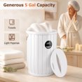 thumbnail image 5 of Costway Towel Warmer Heated Bucket with Auto Shut Off & Fragrance Tray, Timer, Child Lock White, 5 of 10