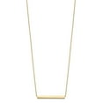 thumbnail image 2 of Diamond2Deal 14K Collier Barre en Or Jaune 18 Pouces pour Femmes, 2 of 5
