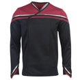 thumbnail image 1 of Star Picard 2 Trek Capitán Almirante Uniformes rojos Cosplay Starfleet Camisa Disfraces ST Fiesta de Halloween Prop1XXL Deng Xun unisex, 1 of 2