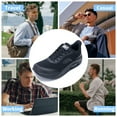 thumbnail image 7 of Artlea Wide Toe Box Shoes Mens Walking Shoes with Arch Support Plantar Fasciitis Walking Sneakers for Arch and Heel Pain Relief, Size 9, 7 of 7