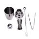 thumbnail image 2 of 4 Piezas De Acero Inoxidable 250 Ml Coctelera Plata Vino Herramientas Jigger Kit, 2 of 9