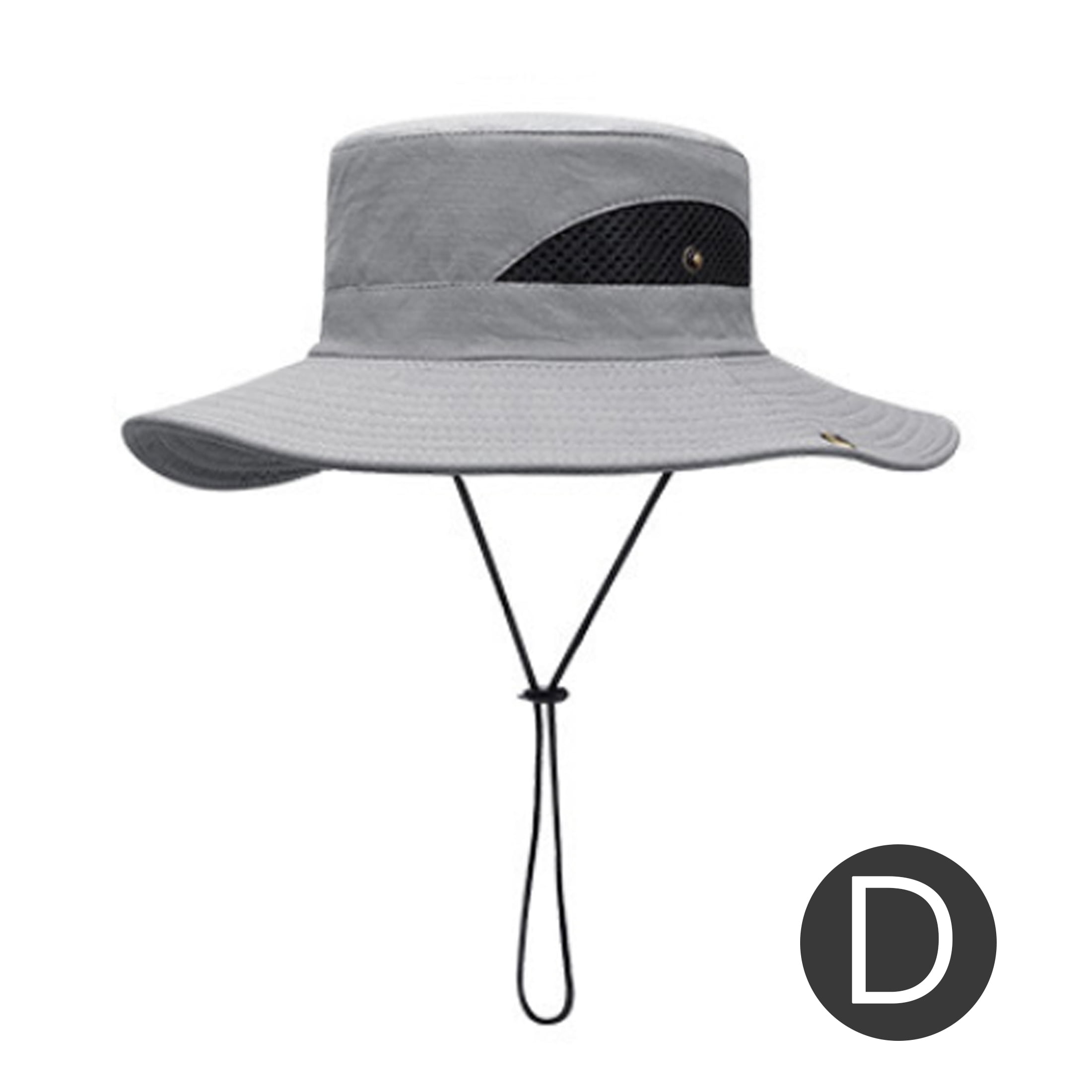 Hiking Hat with String Wide Brim Hat 