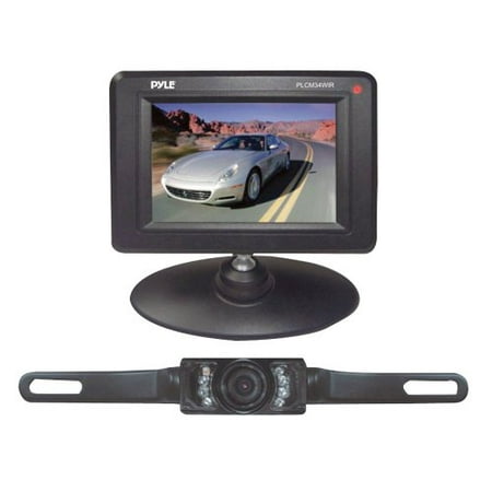 Pyle Plcm34wir 3.5in Monitor Wireless Backup/rearview/nightvision Cam Sys