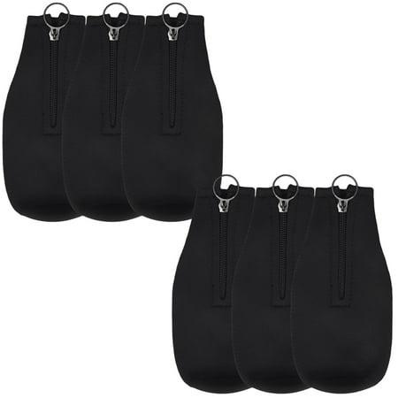 

Beer Cover Sleeve Neoprene Beer Cooler Cover Insulator Sleeve with Zipper for 12 Oz/330Ml Bottles Party Black