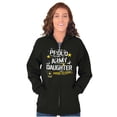 thumbnail image 5 of Military Logo Proud US Army Daughter Zip Hoodie Sweatshirt Women Brisco Brands X, 5 of 6