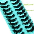 thumbnail image 6 of Eyelashes Mink Lashes Fluffy Natural Look False Lashes Wispy Full Eye Lashes 8D 20 mm Long D Curl Strip Eyelashes Pack 10 Pairs Reusable Fake Eyelashes That Look Like Extensions, 6 of 17