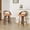 Yellow, variant on Dining Chairs Swivel Bar Stools Set of 2, Modern Wood Frame with Rattan Back, PU Leather Stool for Kitchen Counter, Mid Century Upholstered Barstools with Footrest,Industrial Counter Height Stools,W