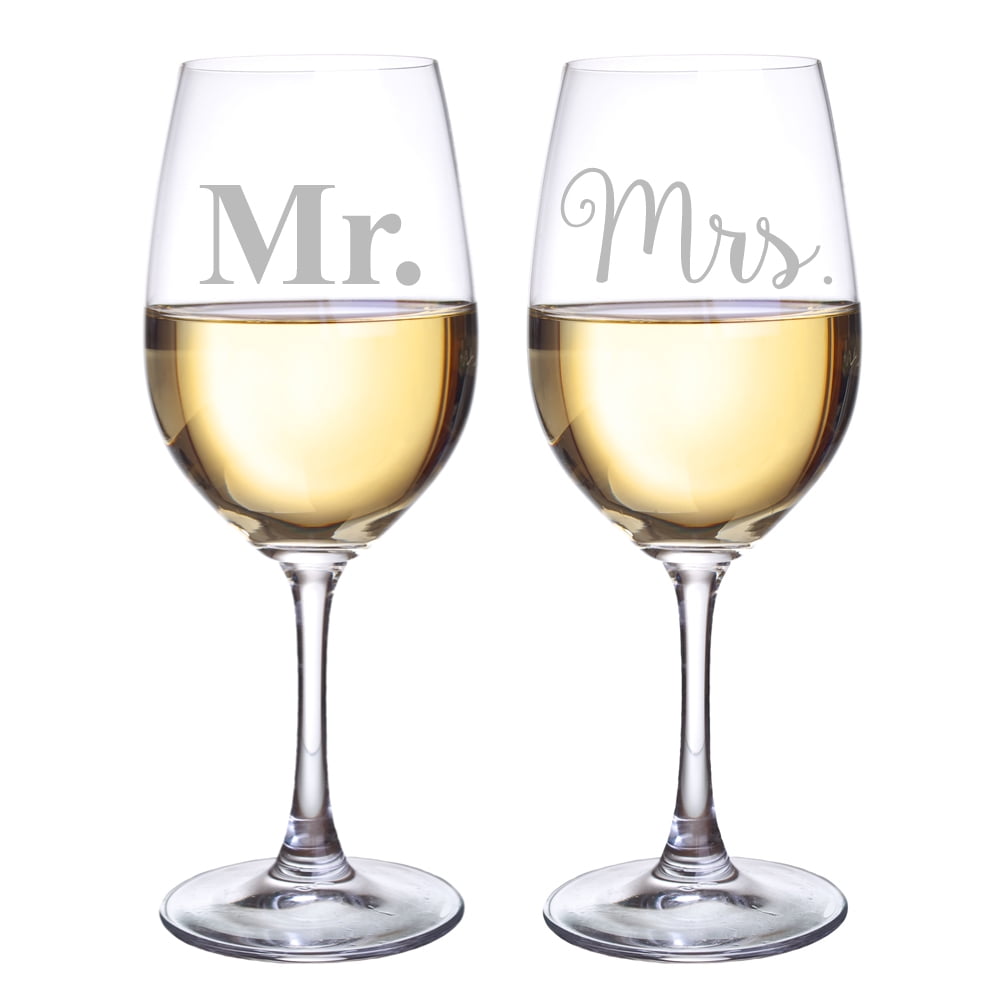 His and 2024 hers champagne glasses