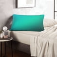 thumbnail image 6 of Yiaed Turquoise Light Blue Print Brushed Microfiber Envelope Pillowcases, Standard,Envelope Closure Pillow Cases(Without Pillow Core)-20"x30", 6 of 6