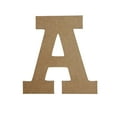 thumbnail image 1 of Wooden Letter Unfinished, Rockwell Font, Craft Cutout, 1 of 3