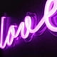 thumbnail image 4 of Letreros de neón con luz LED de amor para niños, ideal como regalo decorativo para pared, habitación, boda, fiesta, bar, pub, hotel, playa o cualquier otro lugar (rosa), 4 of 5