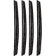 thumbnail image 1 of Juego de 4 piezas de protección contra choques de automóviles, protectores de borde de puerta de fibra de carbono negros de ajuste universal, 1 of 5