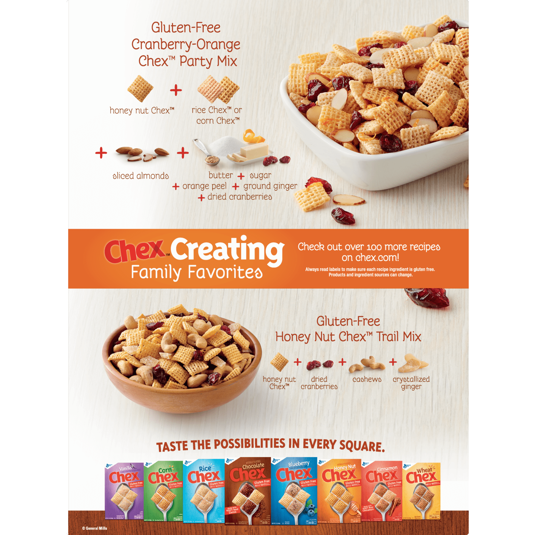 Chex Cereal Ingredients Label 1stadenium