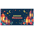 thumbnail image 2 of Festive Ramadan Lantern Design Backdrop Banner for Eid Party Wall Decoration Photography Props Celebration Scenery Event Decor Party Supplies, 2 of 8