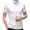 White, variant on MSemis Men's Casual Short Sleeve Basic Turtleneck Slim Fit Undershirt Pullover Tops White XL