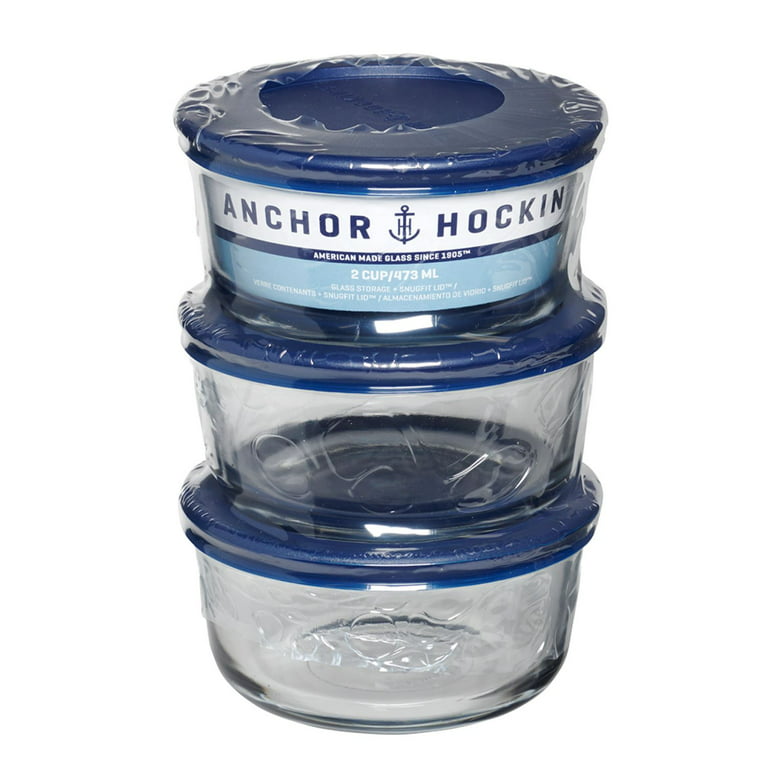 2-cup Glass Food Storage Container