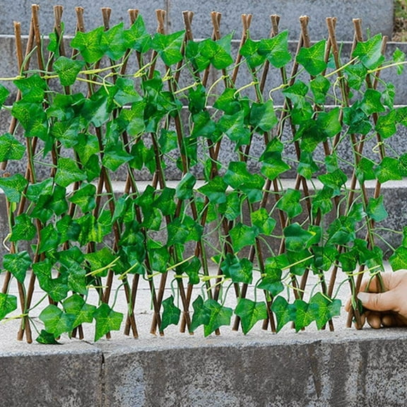 DISEN Garden Trellis Plant Support, Extendable Wooden Garden Wall Fence,Willow Lattice Wooden Fence Panel,For Climbing Plants,Suitable For Parks And Courtyards Decoration