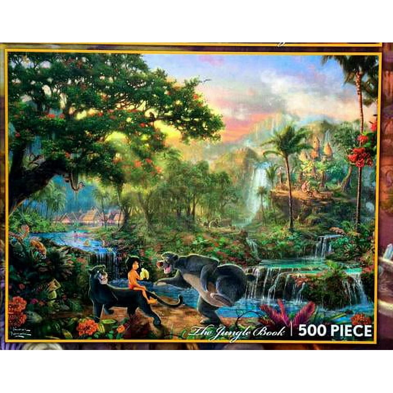 Disney 4 puzzles le roi lion bambi livre de la jungle