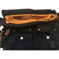 thumbnail image 4 of HSHDLDF Retro Unisex Canvas Leather Messenger Shoulder Bag Fits 13.3" Laptop, 4 of 7