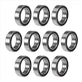 thumbnail image 2 of 40 Piezas 6700- Alta Calidad 6700 10X15X4Mm Rodamiento de Bolas de Ranura Profunda con Sello en Miniatura, Negro, 2 of 5