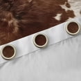 thumbnail image 4 of Manfei Animal Cow Print Black Out Curtains for Boys Girls,Exotic Style Curtains Pack of 2 (42x63 Each),Retro Vintage Bedroom Curtains,Luxury Bedroom Decor, 4 of 6
