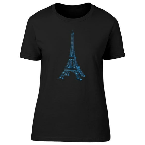 Xray Of Eiffel Tower Tee Women's -Image by Shutterstock