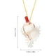 thumbnail image 2 of FELTECHELECTR Silbato de caracol pequeño, colgante de concha marina natural, ideal para amantes de la música, viajes, playa, collares de caracola náutica., 2 of 6