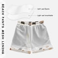 thumbnail image 3 of FORMRS Boys Swim Trunks Quick Dry Mesh Liner Boardshorts Sizes XS-XL, Hand Drawn Pumpkin, 3 of 7