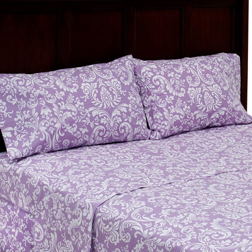 Better Homes and Gardens Damask 250Thread Count Percale Sheet Set