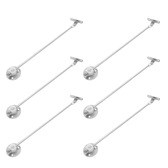 ADDHAT 6Ud De Soporte Para Puerta De Plata Con Suave Y Soporte Resistente