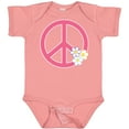 thumbnail image 3 of Inktastic Peace Sign Cute Daisy Flowers Girls Baby Bodysuit, 3 of 5