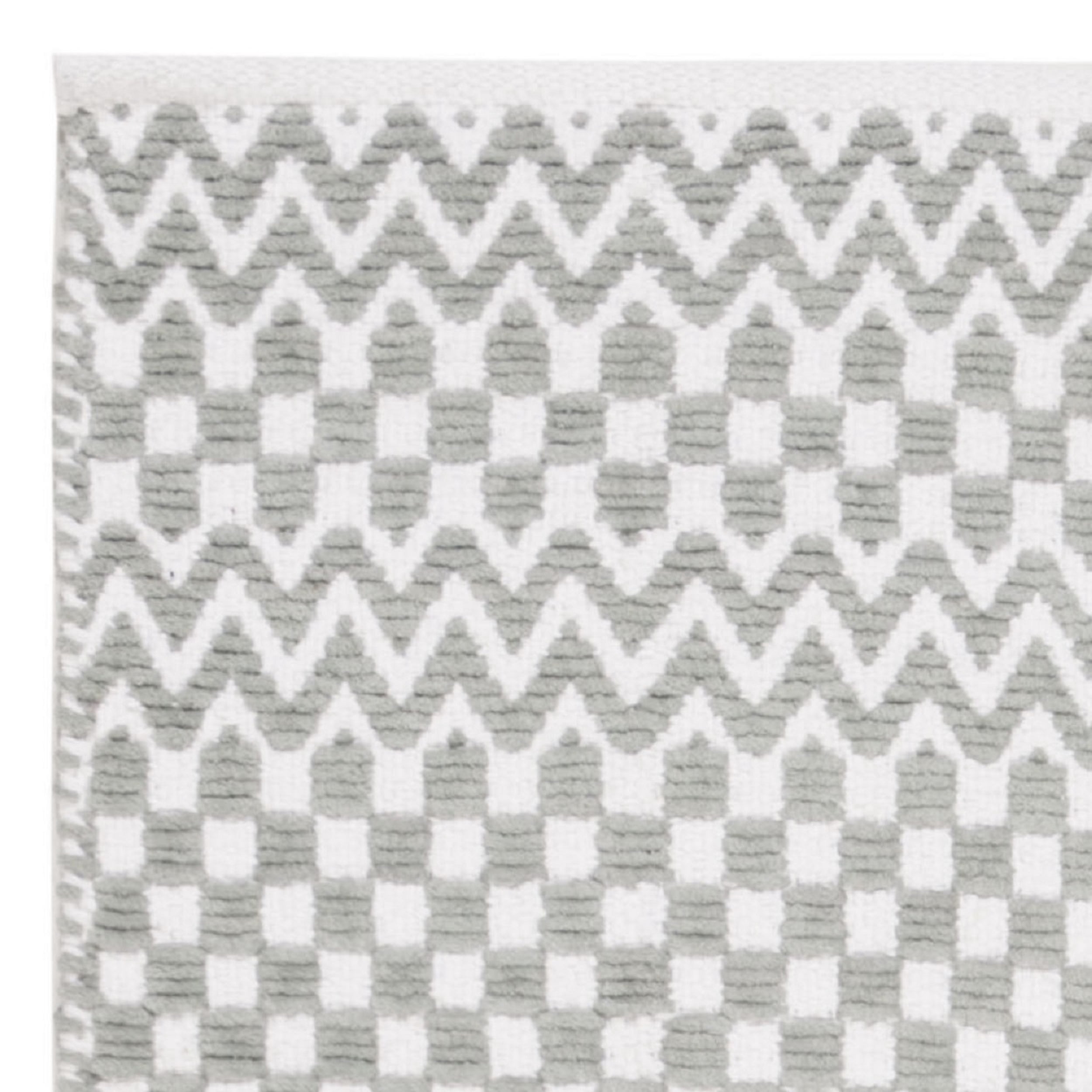 SAFAVIEH Boston Peter Geometric Cotton Area Rug, Grey, 5' x 8'