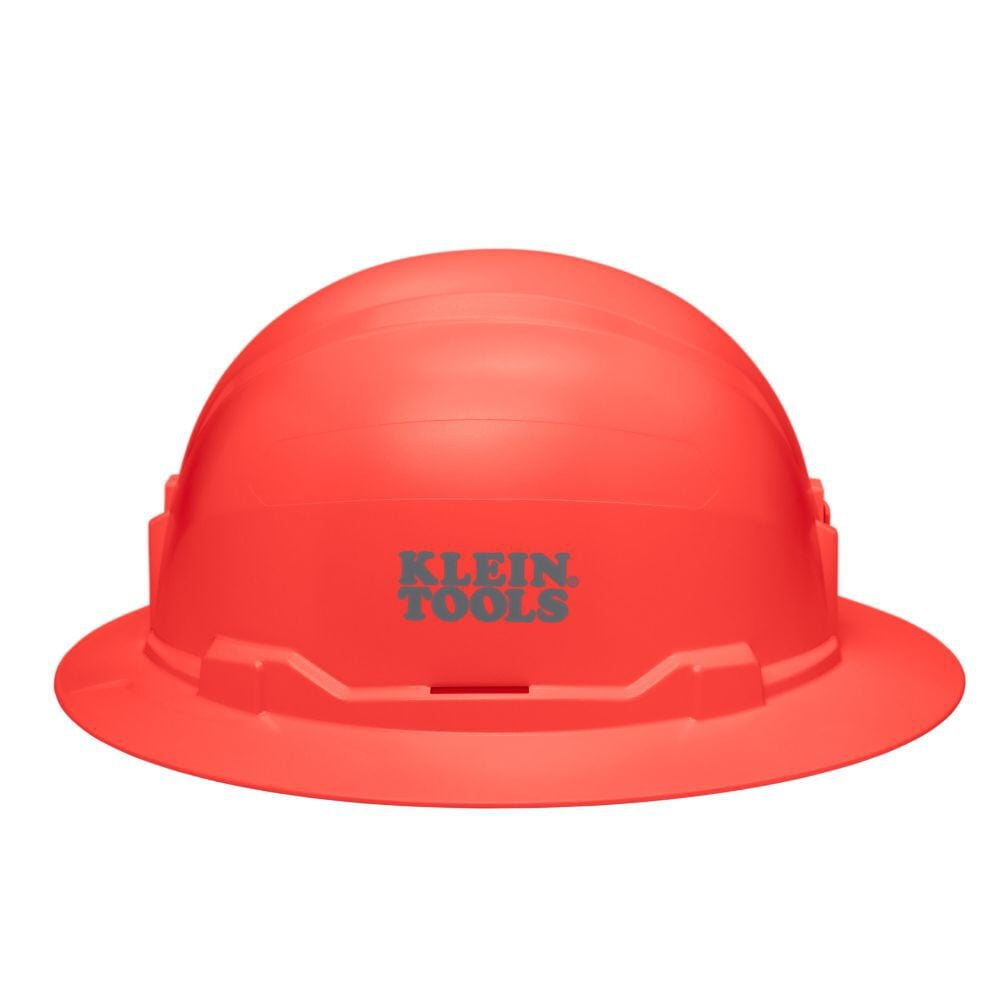 Klein Tools Full Brim Style Non-Vented Hard Hat Orange