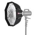 thumbnail image 2 of TRIOPO 55cm Foldable 8-Pole Octagon Softbox with Soft Cloth Carrying Bag Bowens Mount for Studio Strobe Flash Light, 2 of 9