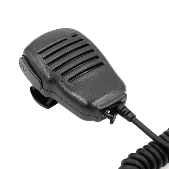 2X Shoulder Speaker Microphone Hand Mic with PTT for Standard Portable Two-Way Radio VX-231 EVX-531 VX-160
