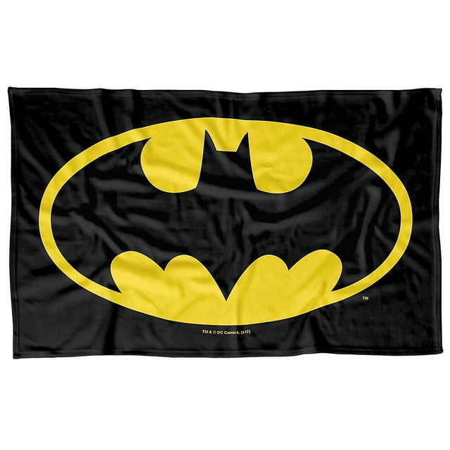 Batman Classic Logo Fleece Blanket,Classic Logo-w91-week