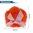 thumbnail image 4 of Accesorios de Casco de Motocicleta Decoración Cola de Lazo para Cascos de Motocicleta Bicicleta Esquí Naranja Pegatinas de Felpa 1 Juego, 4 of 6