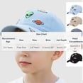 thumbnail image 3 of CYRBOKO Cotton, Soft Top Breathable Cotton Adjustable Baseball Caps for Kids Coffee Size 2-6 T, 3 of 5