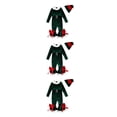thumbnail image 1 of Matsuzay Traje de Navidad para niñas, traje de Navidad cálido con fondo de campana, traje de fiesta, accesorios de fotografía, vestido, ropa Type1 NO1, 1 of 6