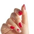 thumbnail image 3 of KISS imPRESS Design Valentine's Day Press on Nails, Full Heart, Red, Short Squoval, 30 Count, 3 of 10