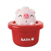 GAZI Bathroom Infant Bath Toys Mother And Children Swimming Pool Pig Playing Toy red