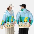 thumbnail image 4 of Balery Gnomes On The Beach Sudadera ligera de manga larga con capucha y protección solar UPF 50+ para hombre y mujer, ideal para pesca y running-Large, 4 of 7