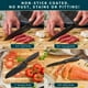 thumbnail image 5 of Juego de cuchillos Home Hero Kitchen de acero inoxidable con alto contenido de carbono, 20 piezas, 5 of 9