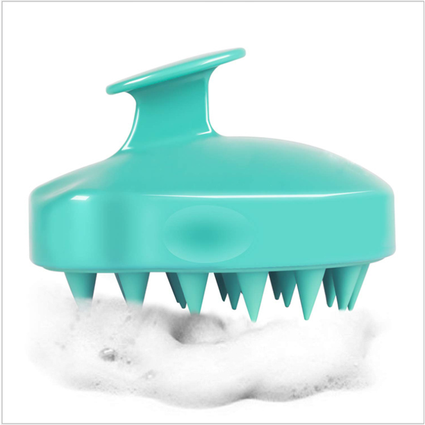 "Scalp Massager Shampoo Brush, with Soft and Flexible Silicone Bristles